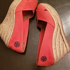 Ladies Tory Burch Wedge Heel Shoes